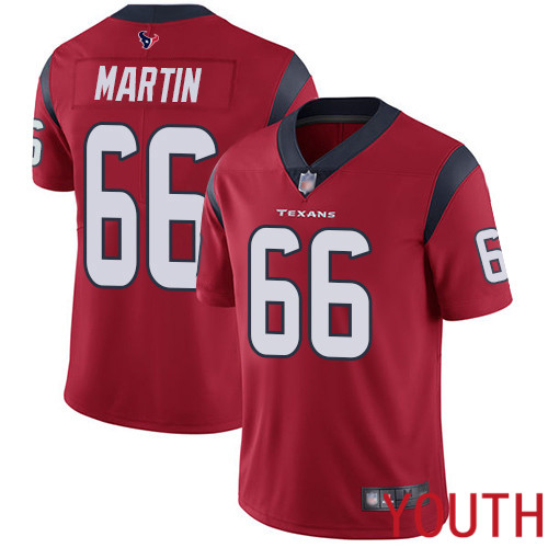 Houston Texans Limited Red Youth Nick Martin Alternate Jersey NFL Football 66 Vapor Untouchable